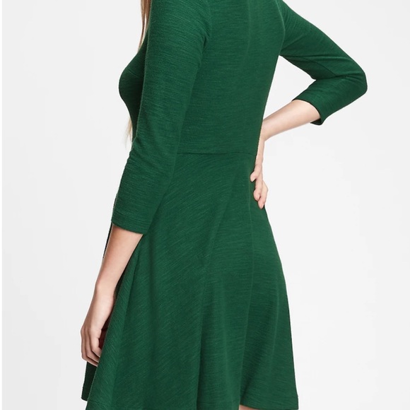 New! Green Flare Dress - Picture 5 of 6